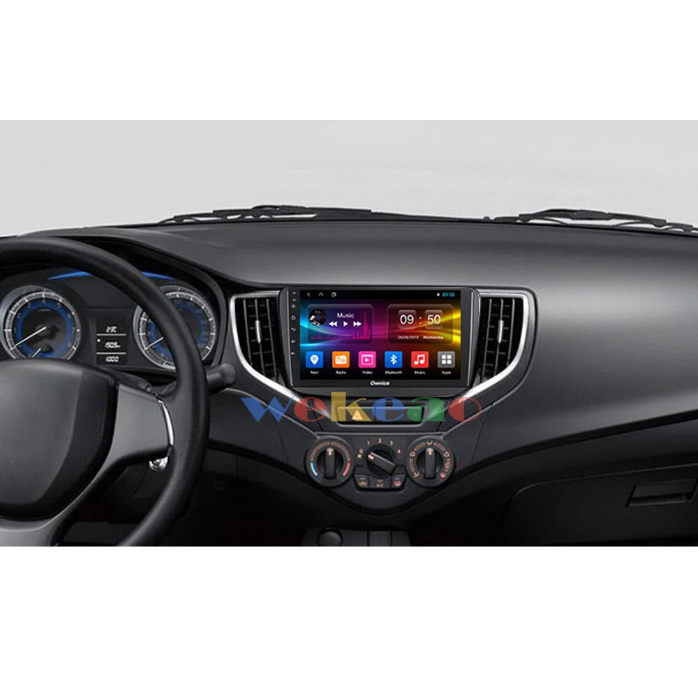 

Wekeao Touch Screen 9'' Android 9.0 Car Radio Automotivo Car Dvd Player For Suzuki Baleno Android Auto GPS Navigation 2016-2019