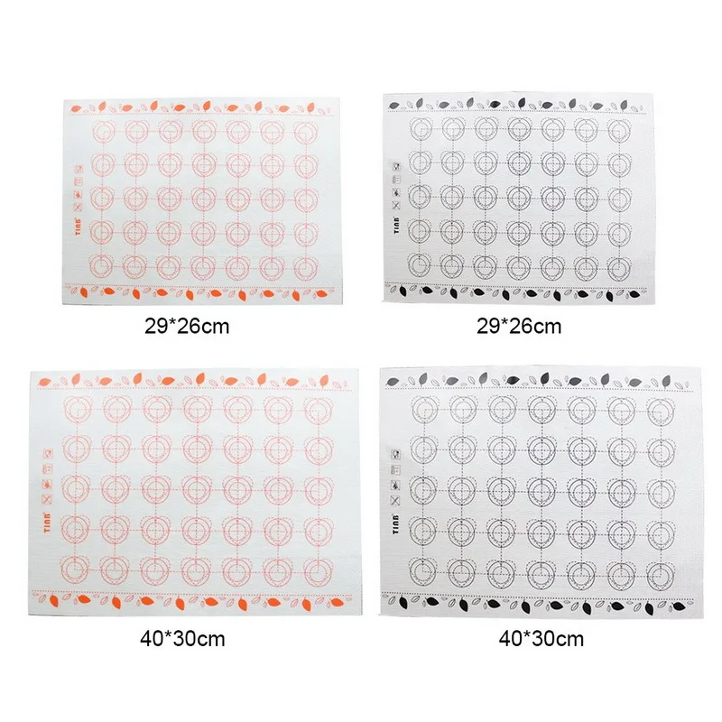 

Macarons Silicone Pad Cake Dessert Cookie Non-stick Mat Baking Pad Pastry Tools Kitchen Tools Oven Silicone Baking Accessories