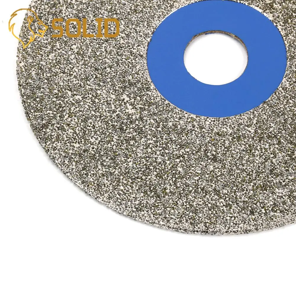 

Diamond Coated Cutting Disc 100x16x2.2mm Double Sided Saw Blade for Cut Glass Jade 36# 1Pc