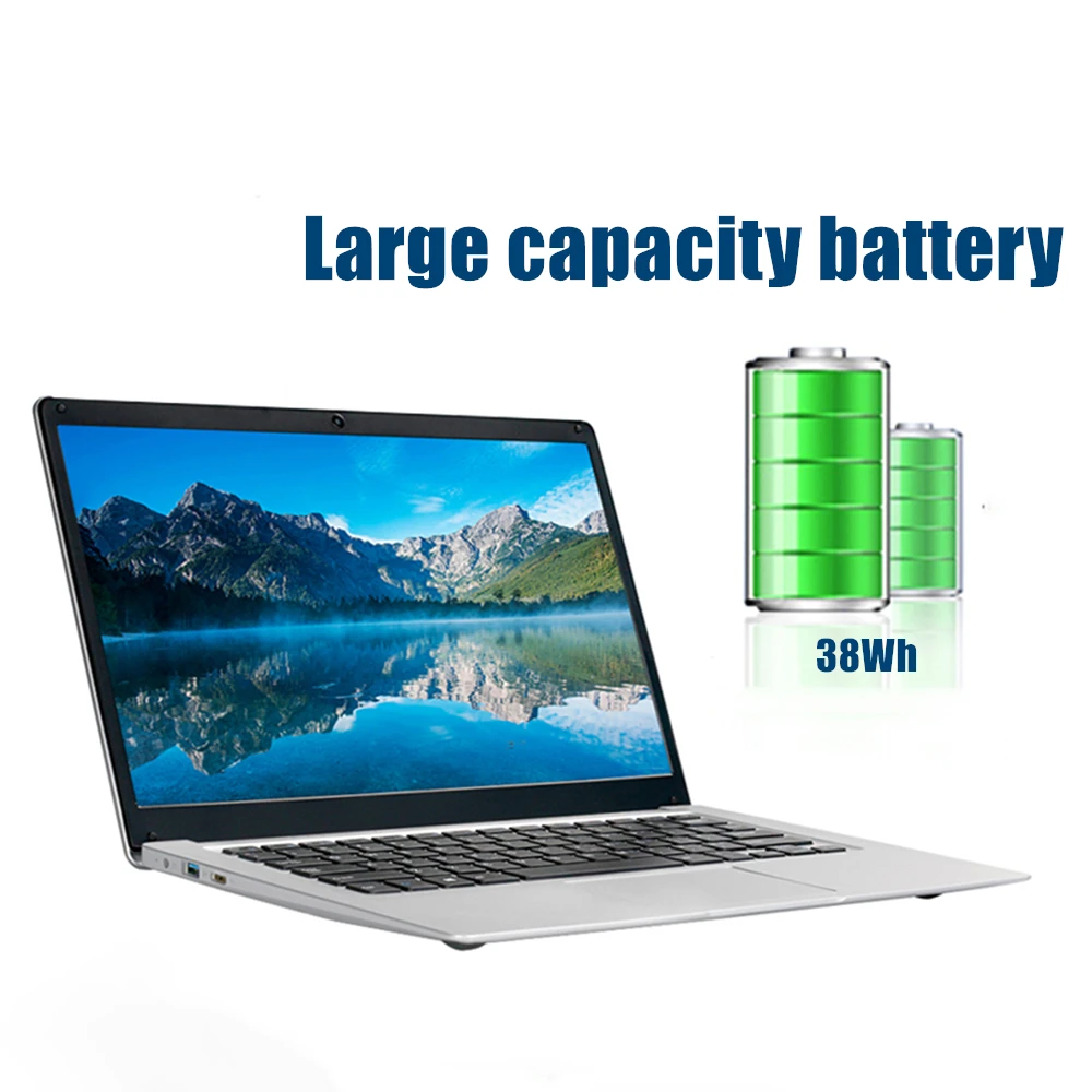 Ноутбук KUU SBooK 14 1 дюйма для Intel E8000 четырехъядерный 4 Гб ОЗУ 64 ГБ eMMC FHD экран легкий