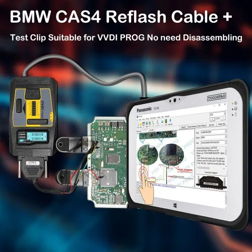 Адаптер для считывания данных VVDI PROG BMW CAS4 9S12 кабель V1 разборка не