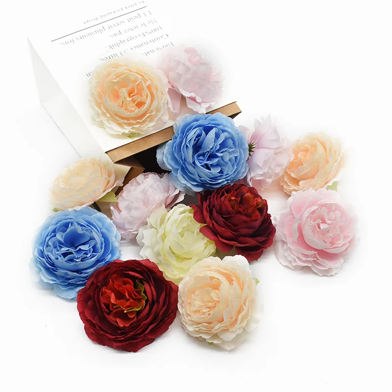 

5 Pieces Explosion Fake Peony Wedding Decorative Flowers Wall Home Decoration Accessories Artificial Flowers for Scrapbooking