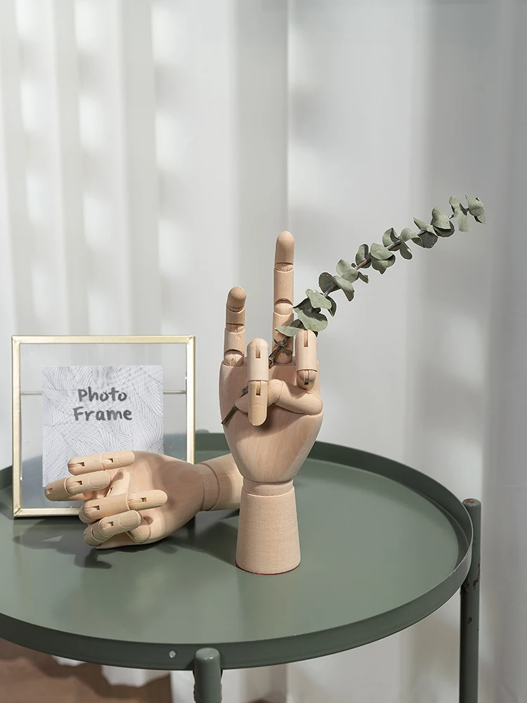 Деревянные подвижные суставы деревянные фотообои реквизит украшение для офиса