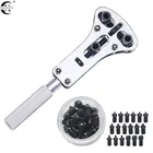 Набор инструментов для ремонта часов, футляр для наручных часов, открывалка, регулируемый винт для снятия задней крышки, гаечный ключ, инструмент для ремонта часов, открывалка, ключ для часов