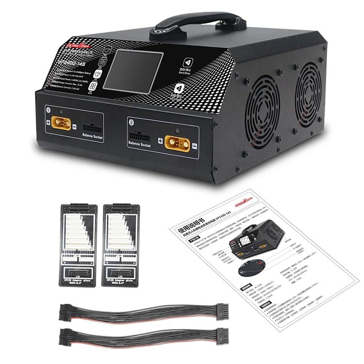 

Ultra Power 25A UP2400-14S 2x1200W 6S 12S 14S LiPo LiHV Charger With LCD Display For UAV Agriculture Spraying Drone