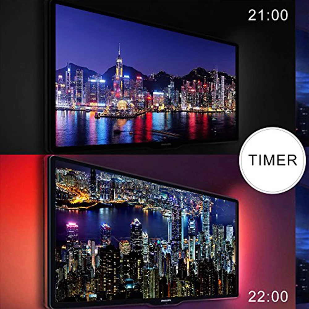 5 в USB Bluetooth-совместимая RGB Светодиодная лента пульт дистанционного управления 12 В