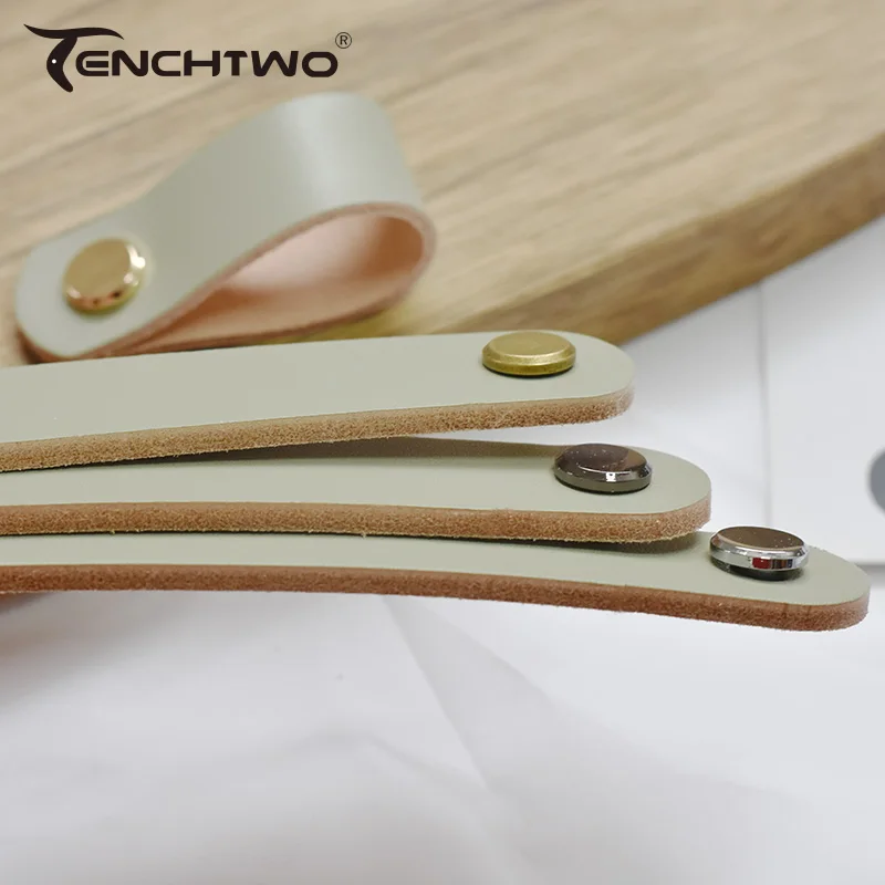 Ручки для раздвижных дверей в скандинавском стиле цветные кожаные ручки мебели