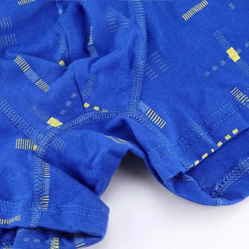 

5Pcs/Lot Men'S Underwear Printed Shorts Cotton Comfortable Breathable Middle-Aged Men'S Loose Large Size Boxer Pants