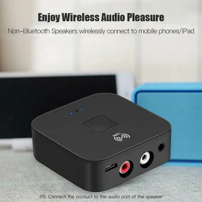 NFC Bluetooth 5 0 приемник 3 мм APTX LL AUX RCA разъем беспроводной адаптер Авто аудио |
