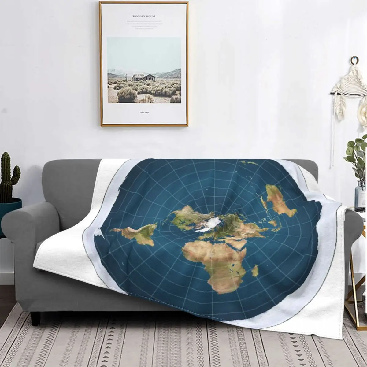 

Manta de tierra plana para cama, cobertor de cama a cuadros, manta double para sofa, toalla de playa de lujo, 1 блок