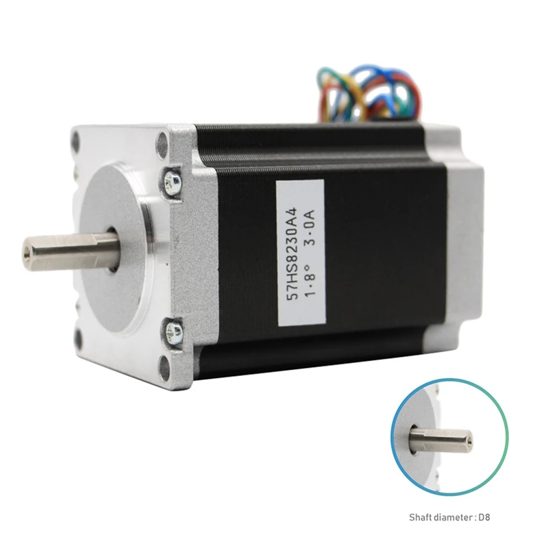 Nema 23 Cnc шаговый двигатель 57x82 мм 3A 2.2N.M D = 8 315Oz-In Nema23 фрезерный станок с ЧПУ