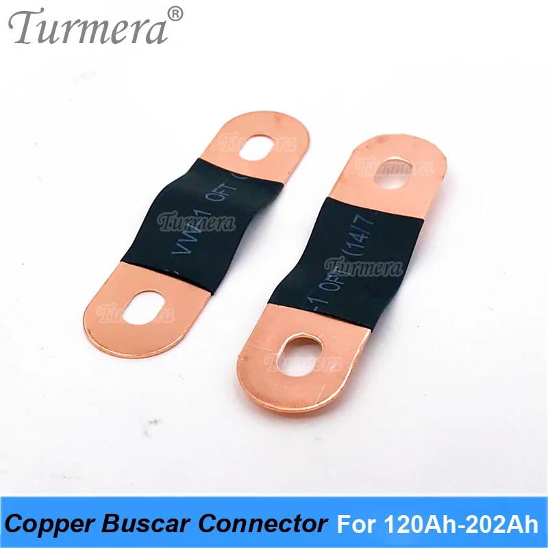 

Turmera Copper BusBars Connector for 3.2V Lifepo4 Battery 120Ah 202Ah Assemble for 36V E-Bike and Uninterrupted Power Supply 12V