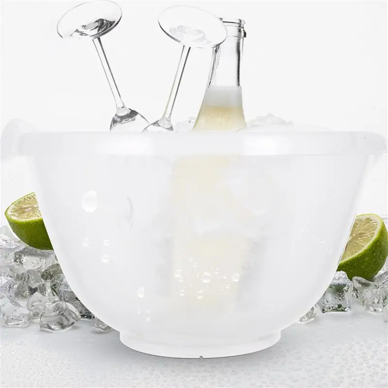 

1 шт. пластиковый ведро для вина, ведра для белого льда, контейнер для льда для вина и пива, ведро для льда со шкалой, контейнер для вина, шампа...