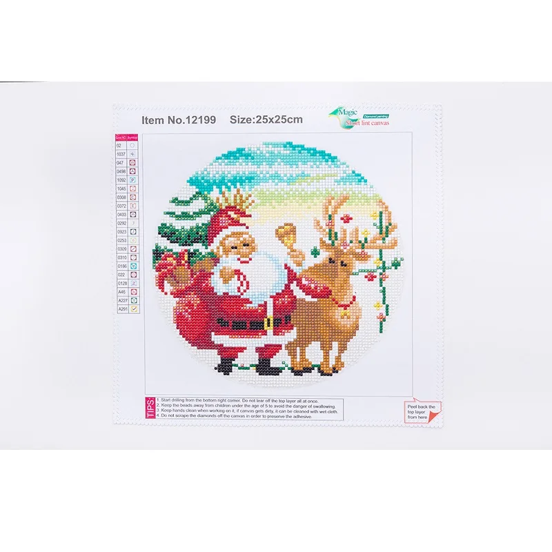 

5D алмазная вышивка «сделай сам», картина с Санта-лосем, вышивка крестиком, полностью Круглая Мозаика стразы, украшение для дома