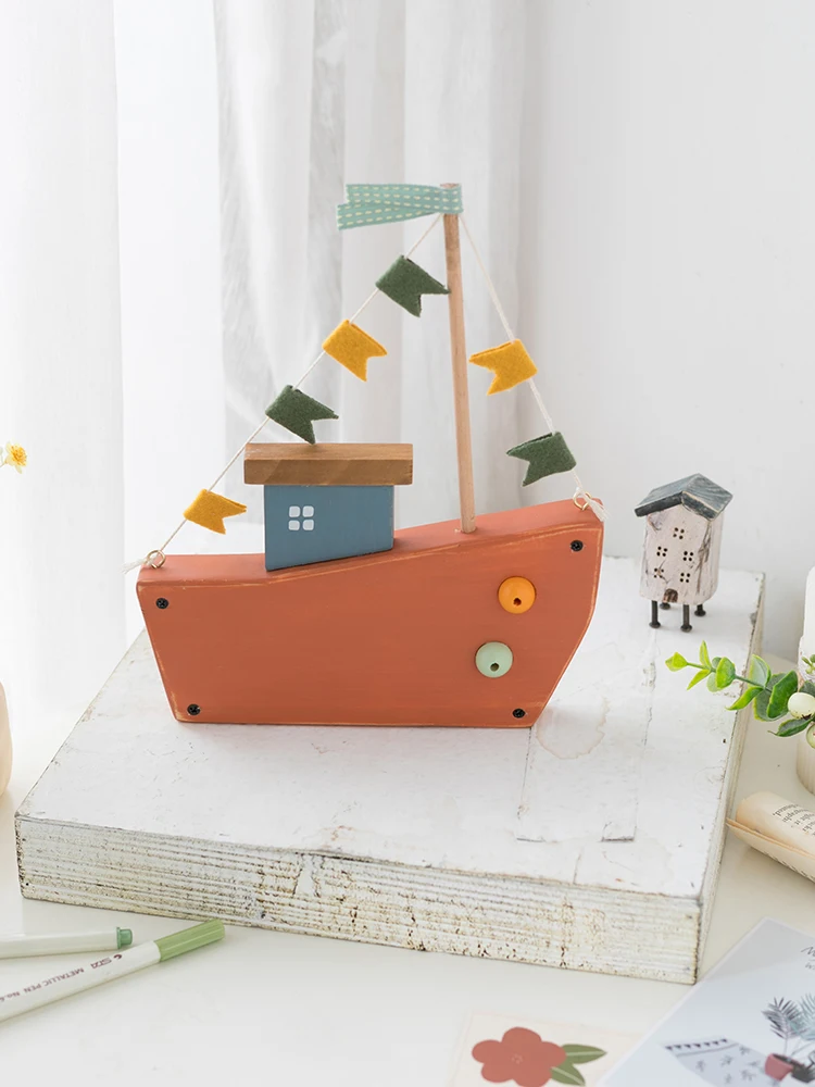 

Маленькое украшение для крыльца в средиземноморском стиле, украшение для детской комнаты, креативное украшение для книжной полки мальчика