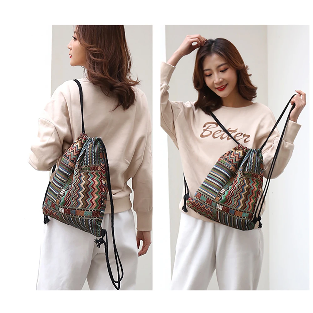 Тренажерный зал мешок на завязках сумка с внутренним карманом молнии для