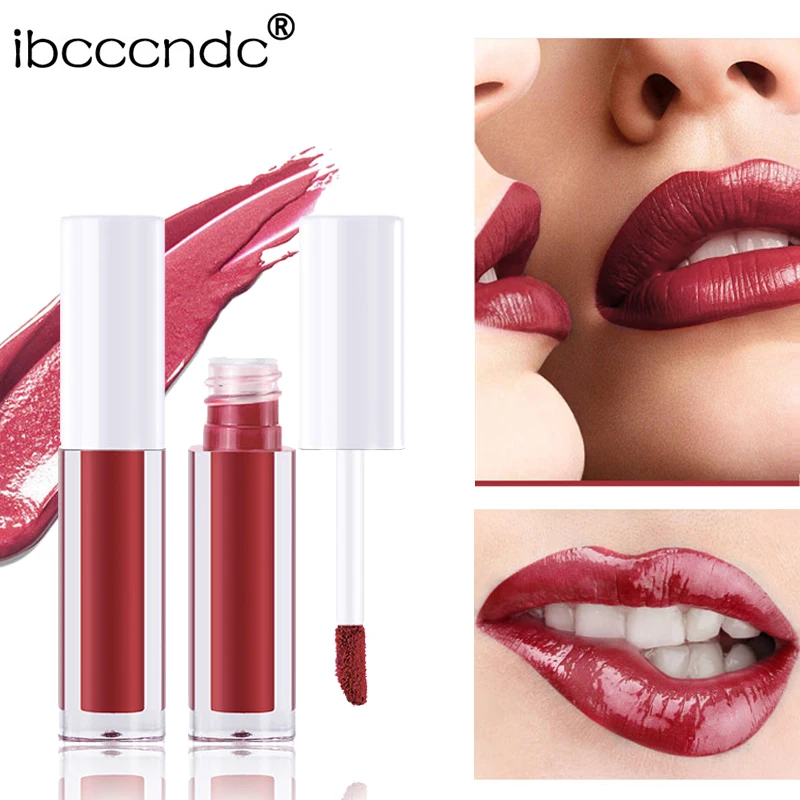 Мода 5 цветов 3D зеркальная глазурь для губ сексуальный женский пухленький блеск