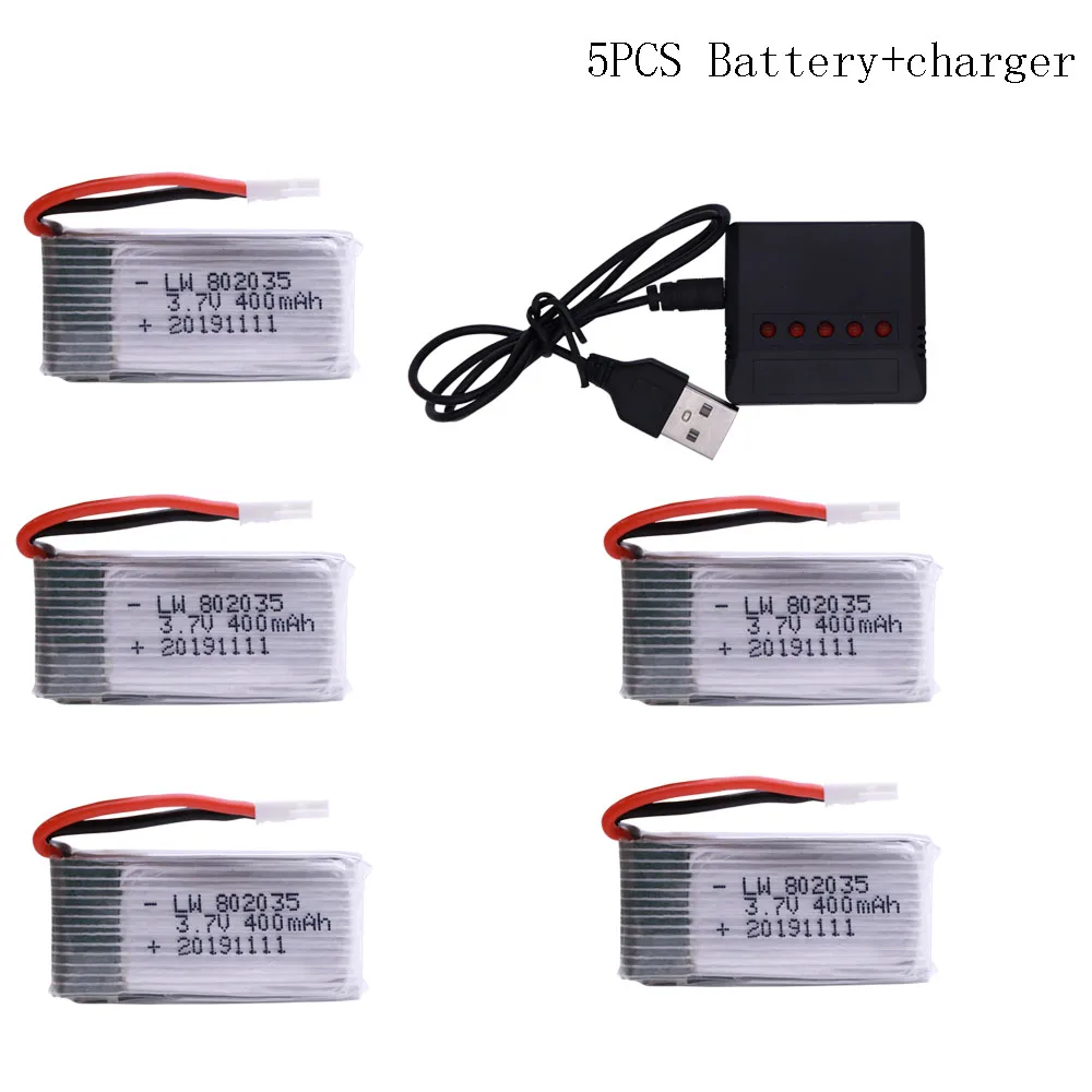 3 7 В 400 мАч Lipo аккумулятор и usb зарядное устройство для H107 H31 KY101 E33C E33 U816A V252 H6C 25C RC