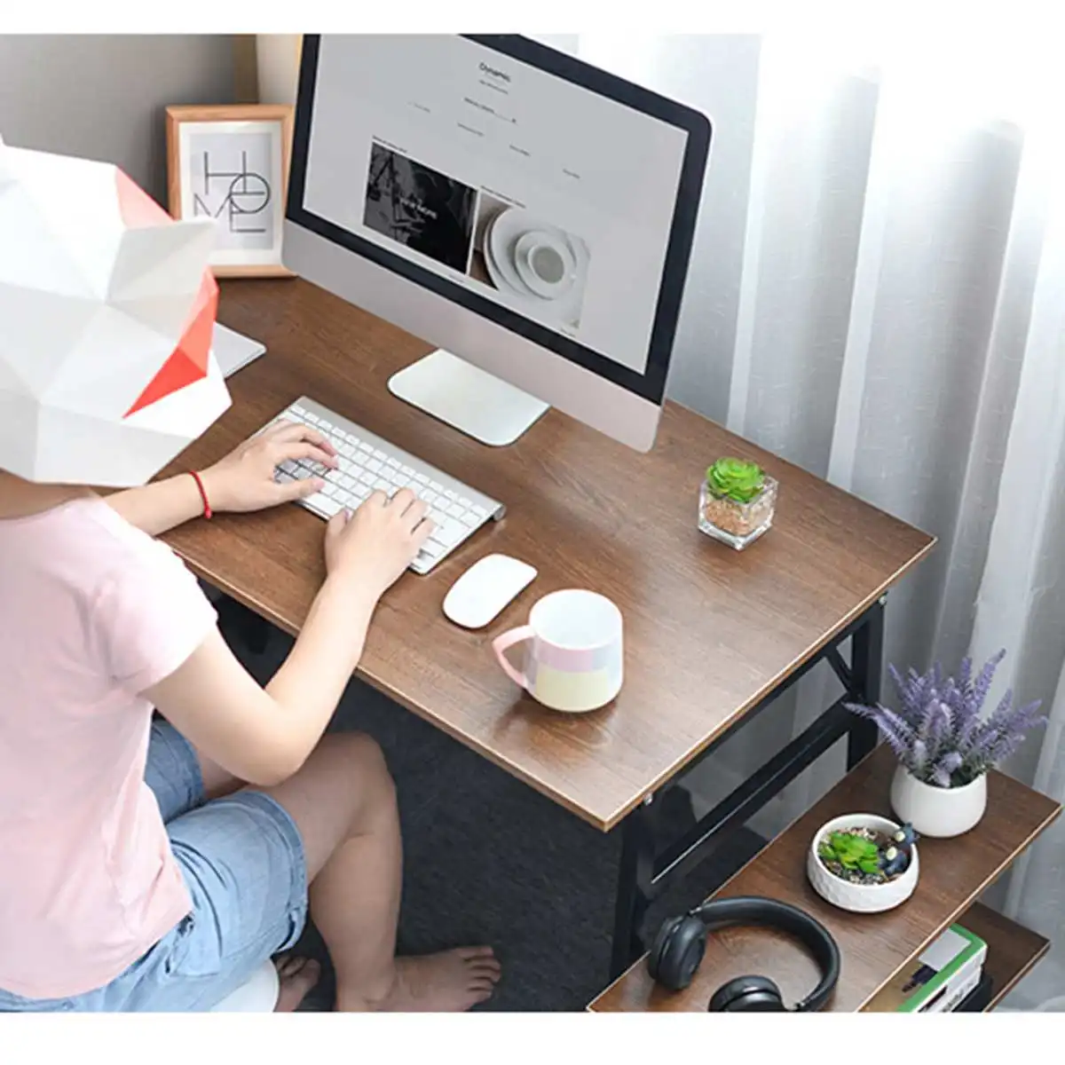 деревянный компьютерный ст