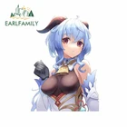 EARLFAMILY, 13 см x 9,5 см, для Genshin Impact, автомобильные Стикеры, водонепроницаемые наклейки, устойчивые к царапинам, виниловый материал, украшение