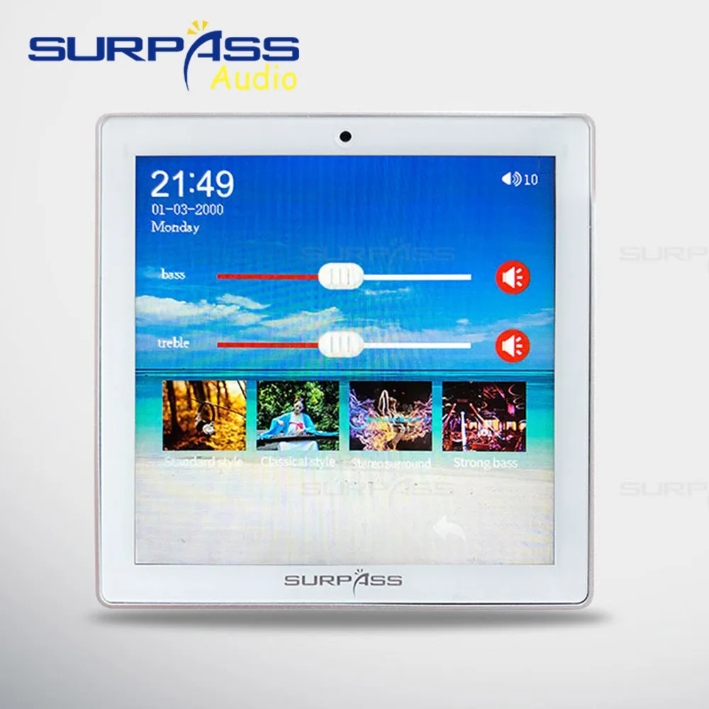 Аудиосистема Smart Home музыкальный плеер 2 4 каналов дюймовый сенсорный мини экран