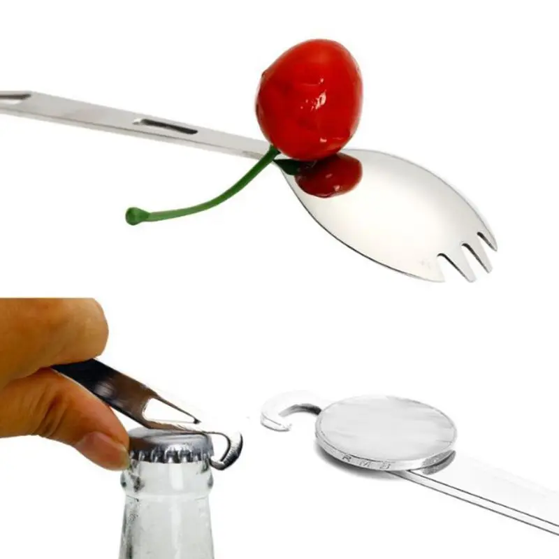 Многофункциональный инструмент для повседневного использования вилка ложка