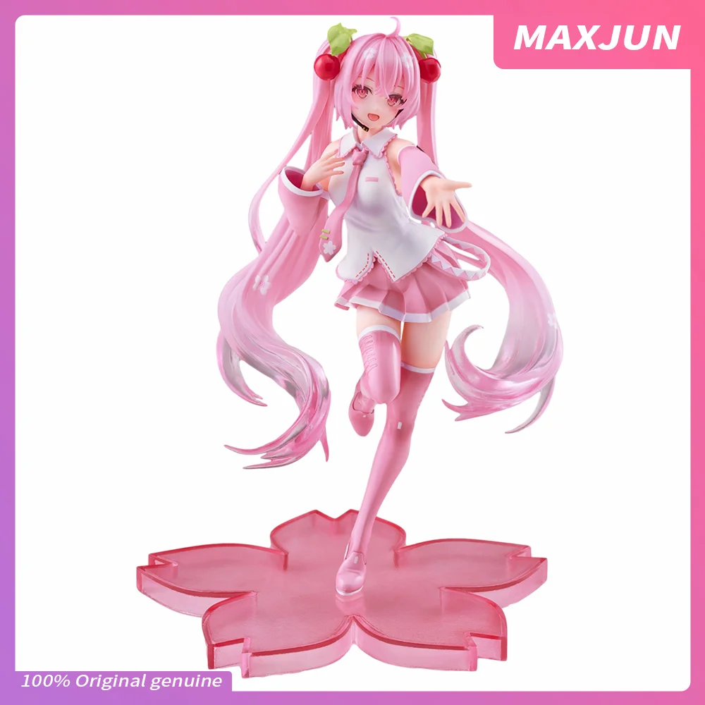 MAXJUN 20 см Taito Vocaloid Anime Miku фигурка вишневого цветка ПВХ экшн-фигурка Коллекционная
