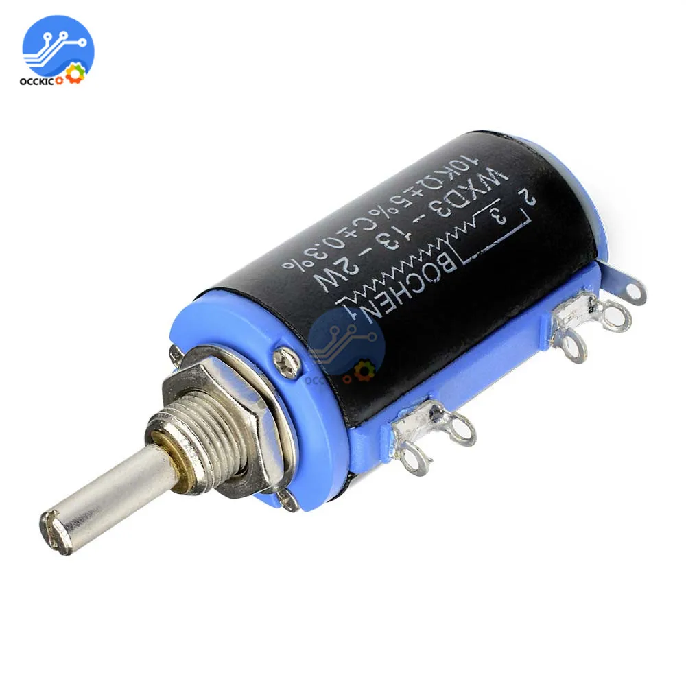 WXD3 13 2W 10K ohm многооборотный проволочный потенциометр регулируемый резистор|resistor