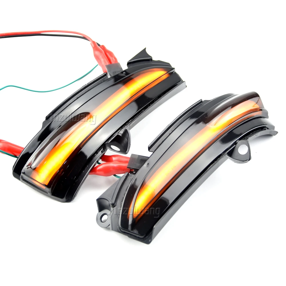 

For Ford Fusion Mondeo 2013 - 2018 Blue & Yellow LED Dynamic Turn Signal Side Mirror Blinker Indicator Sequential Light