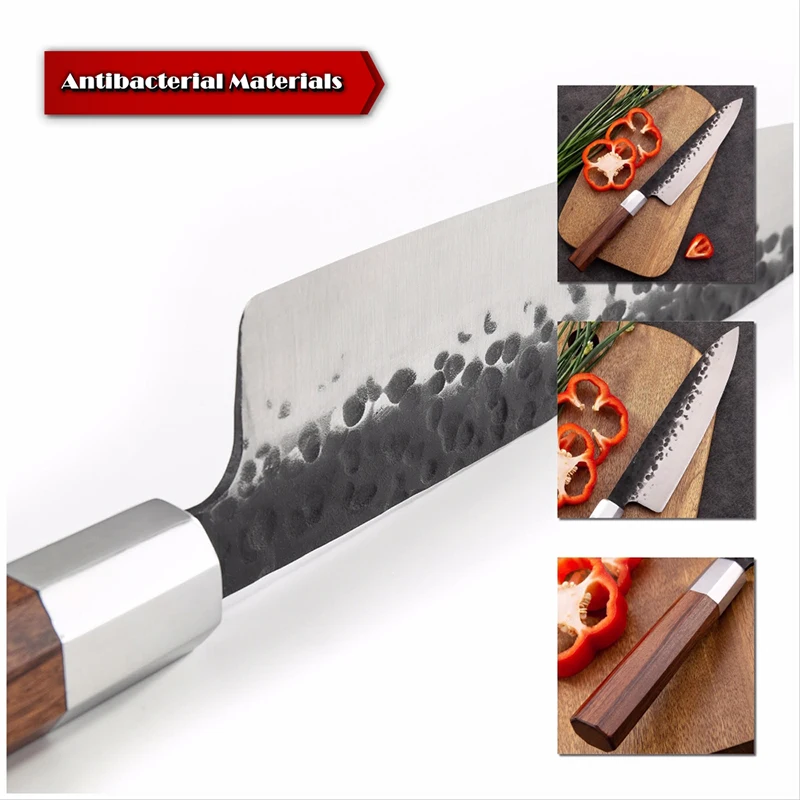 Gravsharp японский нож шеф-повара ручной работы 4cr13 Стальные Кухонные ножи Gyuto PRO