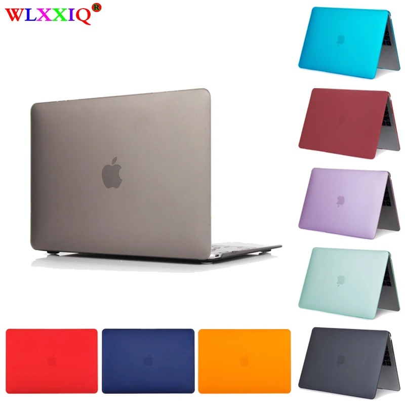 Чехол для ноутбука Apple Macbook Mac book Air Pro Retina New Touch Bar 11 12 13 15 дюймов матовый жесткий
