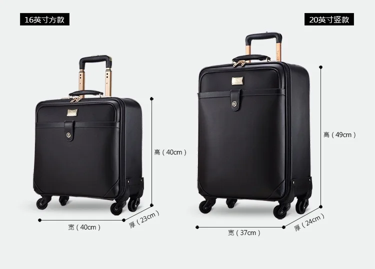 

High Quality Soft Shell Luggage Suitcase Travel Trolley Case Mute Spinner Wheels Lock Classic Design Waterproof suitcase bag