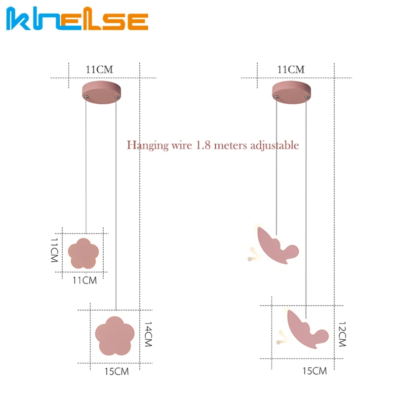 Светодиодная Подвесная лампа белого/розового цвета креативные милые