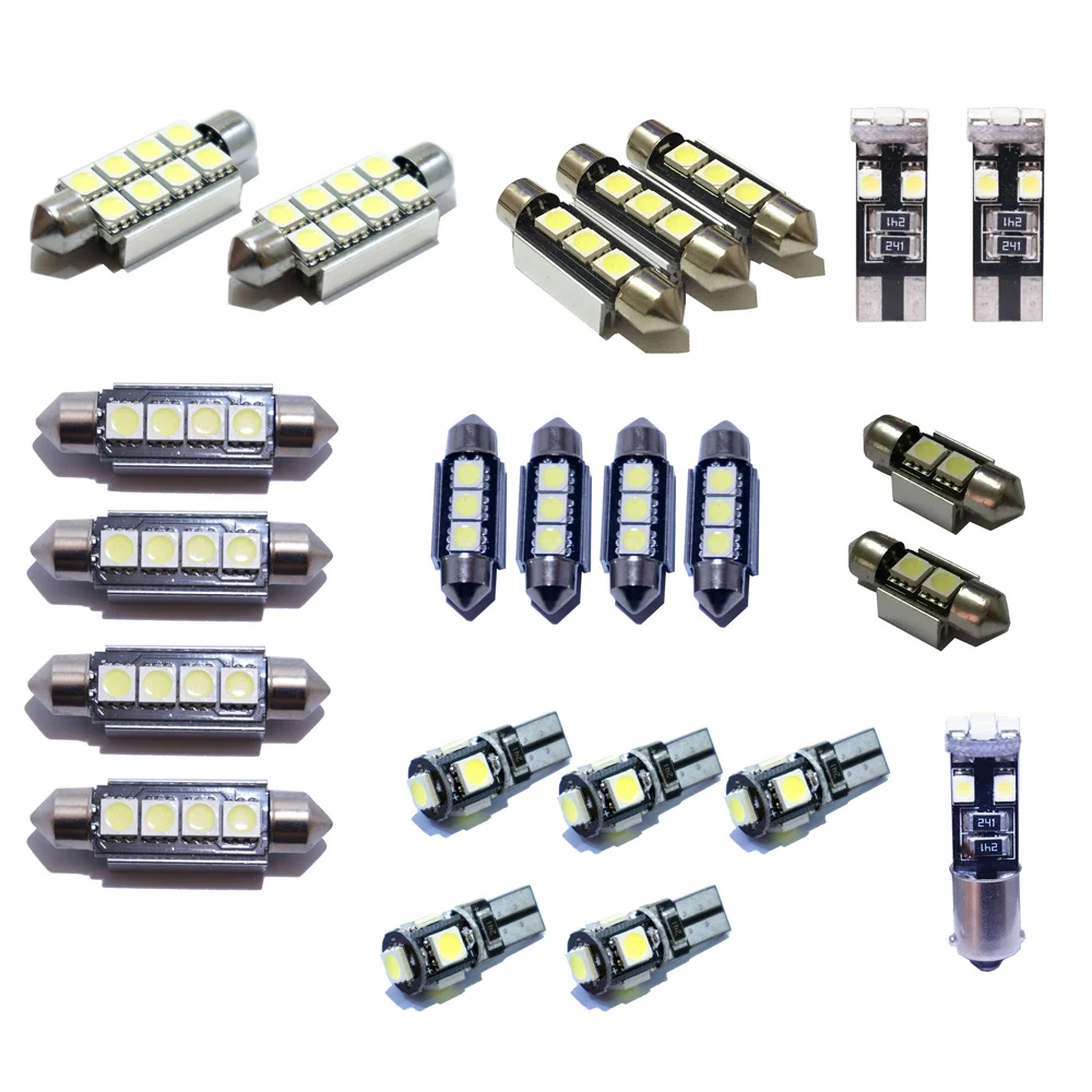 Белый светодиодный светильник для салона автомобиля 23 шт. лампа чтения номерного