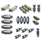 Лампы для освещения салона автомобиля, белые светодиодные, 23 шт., Купольные лампы для чтения, освещение для номерного знака, комплект для BMW X5 E53 2000-2006