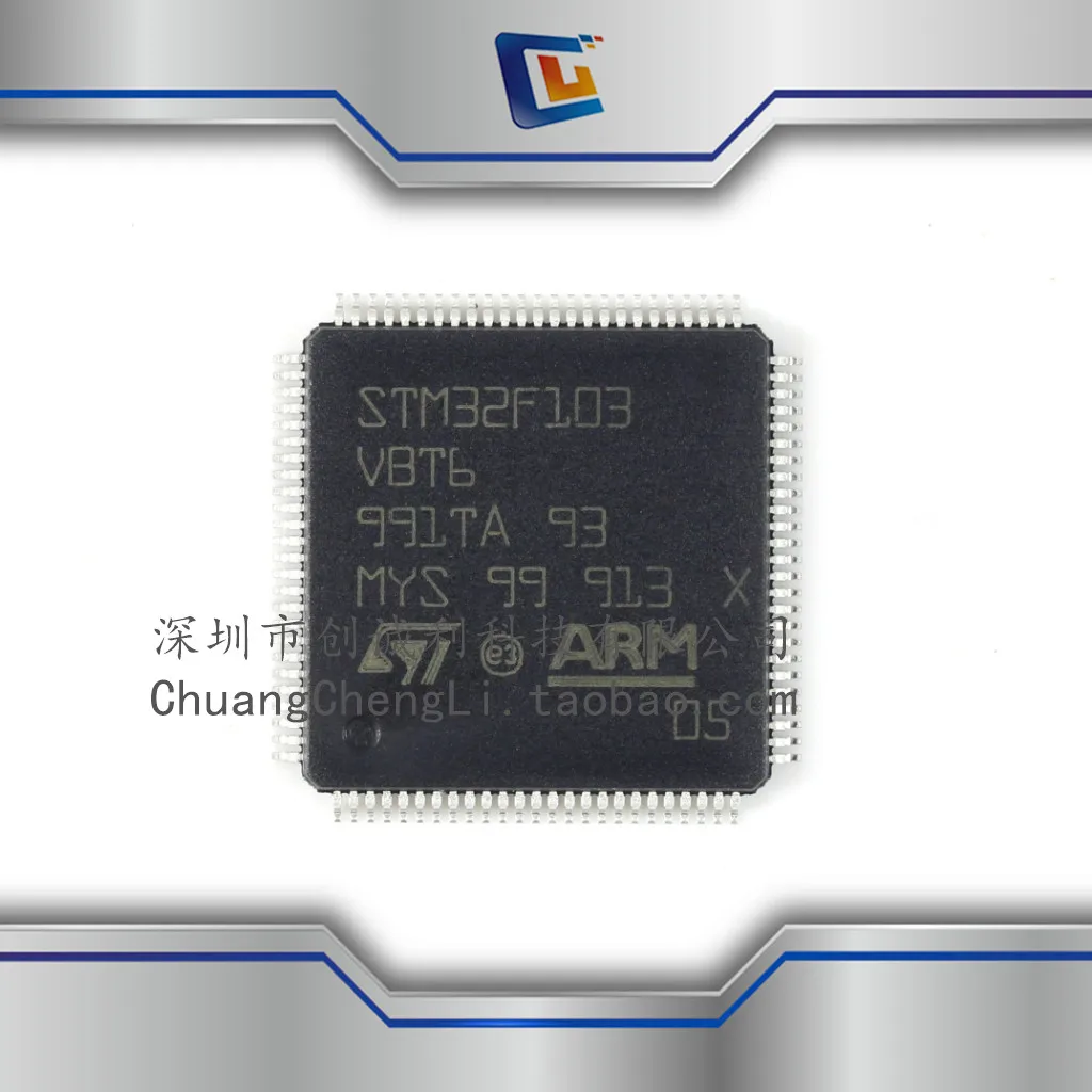 100% новый и оригинальный STM32F103VBT6 |