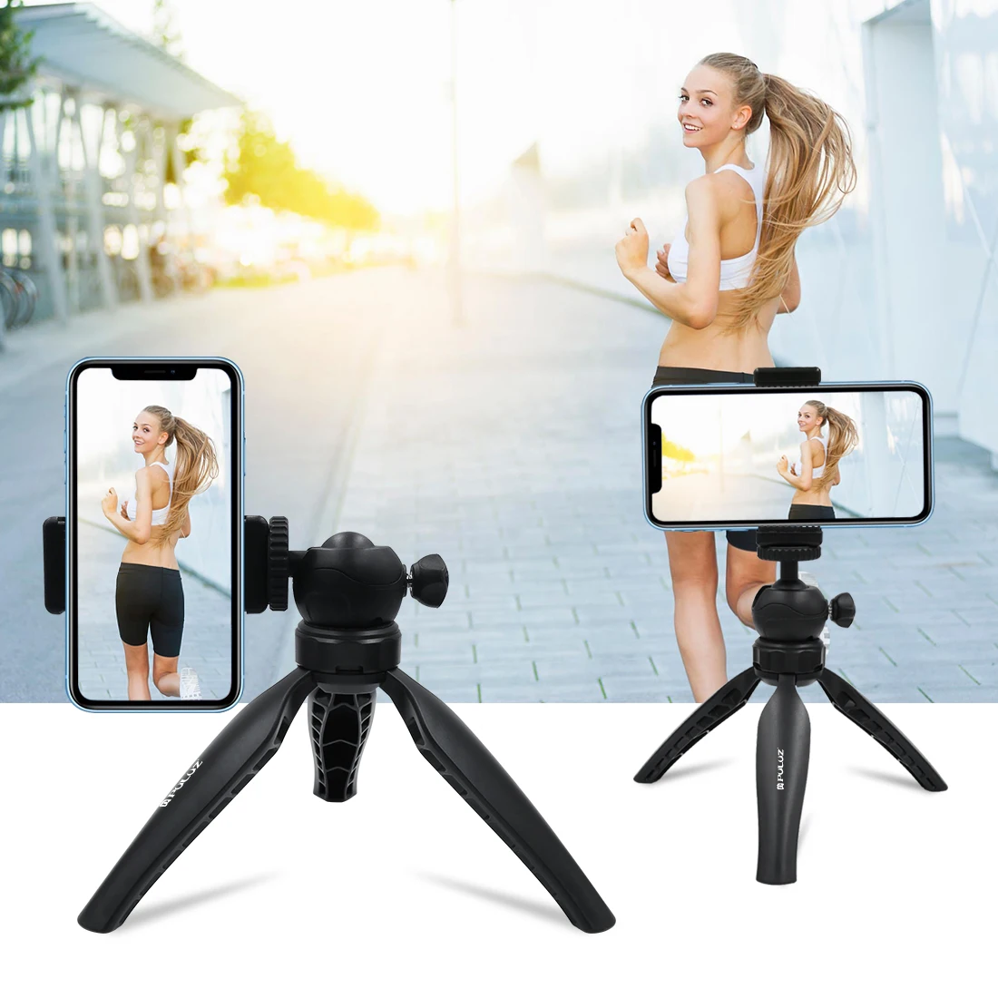 Настольный мини-штатив PULUZ со съемной шариковой головкой портативный складной