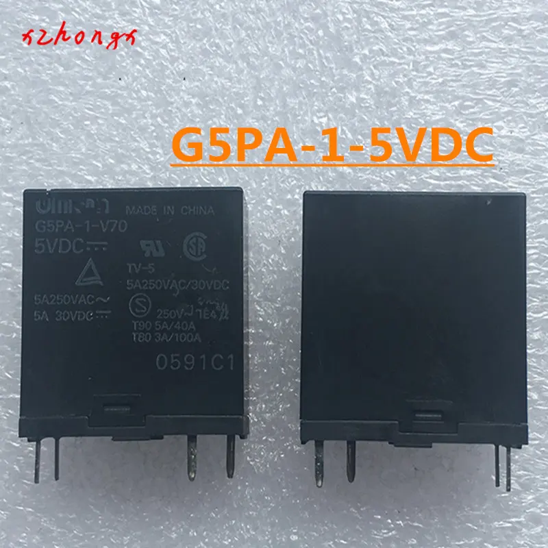 

G5PA-1 G5PA-1-5VDC G5PA-1-DC5V G5PA-1-12VDC G5PA-1-DC12V G5PA-1-24VDC G5PA-1-DC24V 4PINS 5A 5VDC 12VDC 24VDC Relay