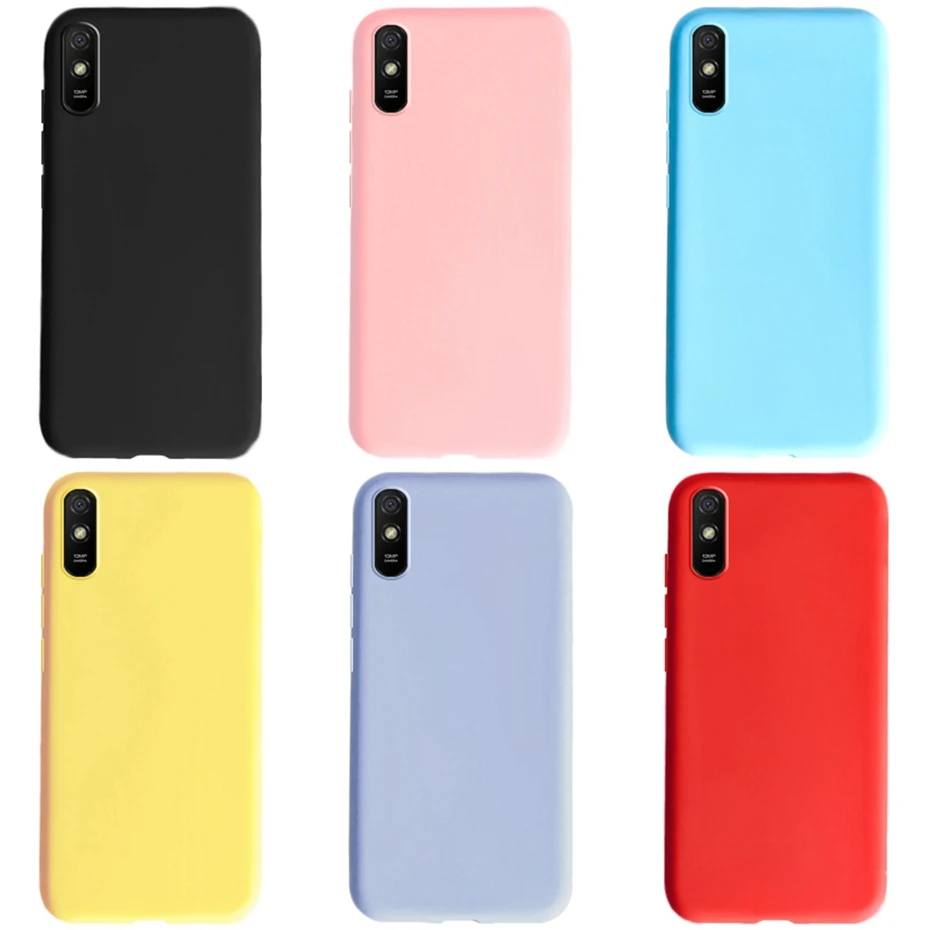 Чехол для Xiaomi Redmi 9A чехол мягкий матовый Силиконовый накладка чехлы телефонов 9 A
