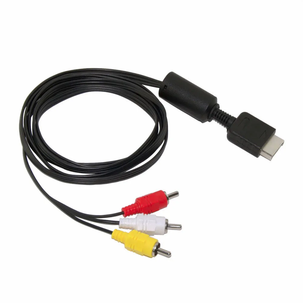Av Аудио Видео кабель шнур Rca A/v 6z для тонкой Playstation Ps1 Ps2 Ps3 | Электроника