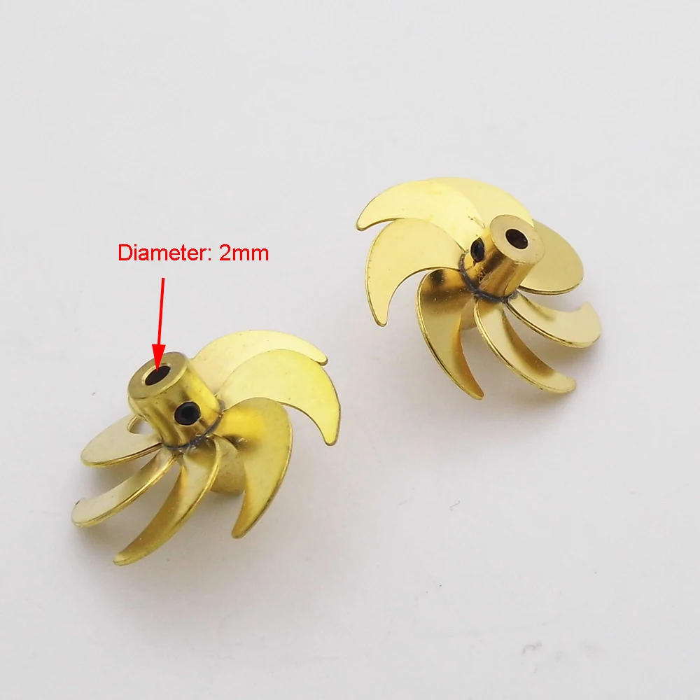 медный пропеллер с 7 лопастям