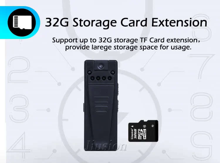 Мини камера 1080P HD видео аудио рекордер ночное видение Обнаружение движения микро