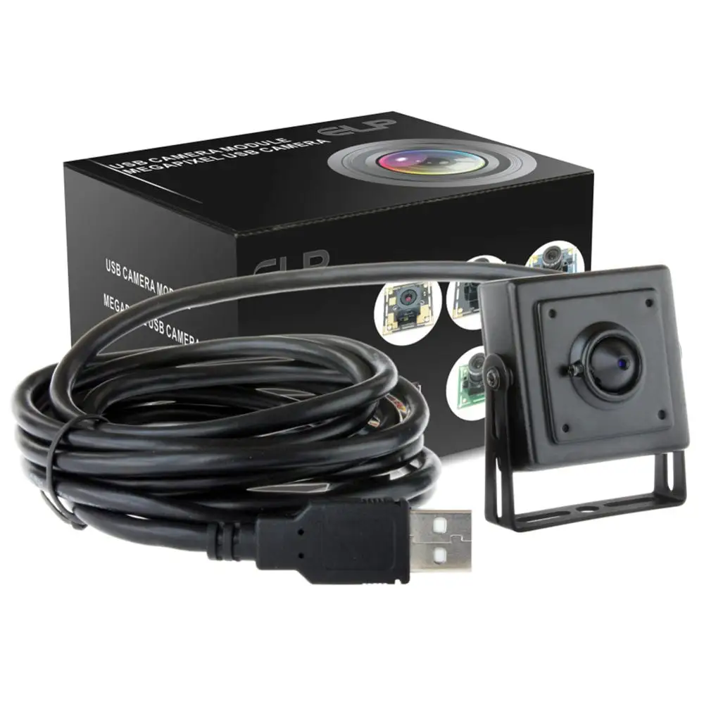 ELP Бесплатная драйвер Ominivision OV7725 Камера с USB VGA MJPEG 60FPS UVC Mini веб-камеры 480P 3 7 мм