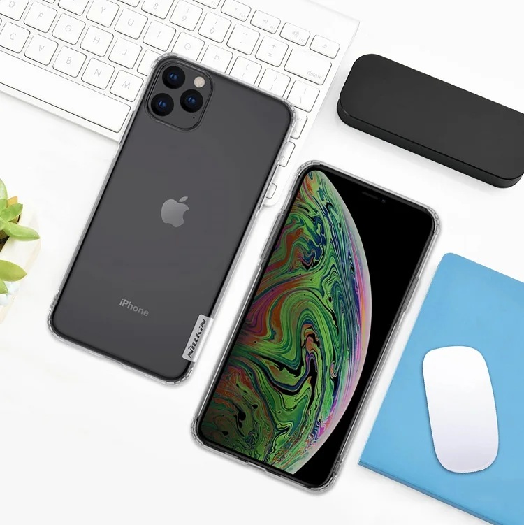 Для iPhone 11 чехол Nillkin натуральный прозрачный мягкий кремний TPU Защитный чехол для iPhone 11/X/XR/XS Max для iPhone 11 Pro