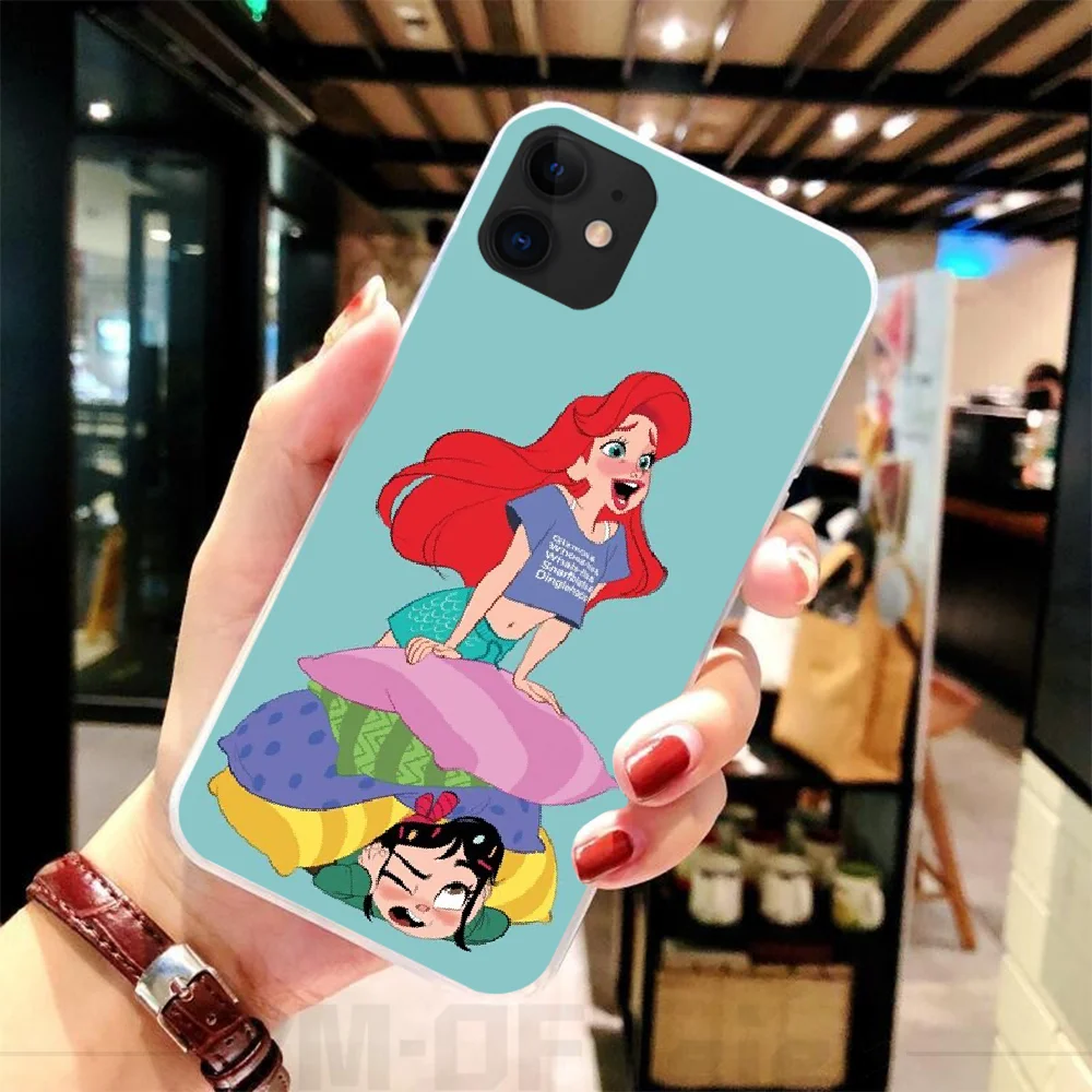 Viviana Princess Ariel Little Mermaid Soft Phone Case For iPhone 5C 5 5S SE 7 8 plus X XS XR MAX 11 pro Pro Max | Мобильные телефоны