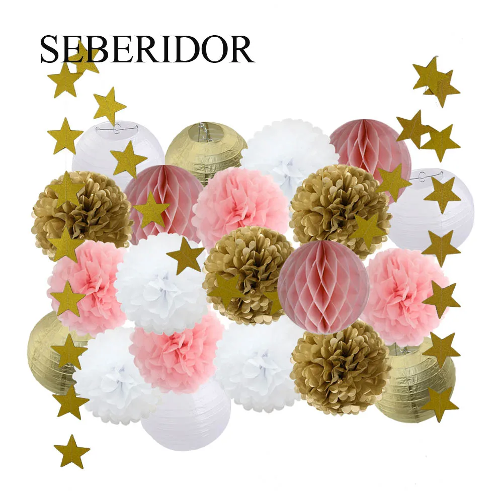 Лидер продаж 22 шт./компл. золотой черный цвет фонарь выпускной 50-й день рождения