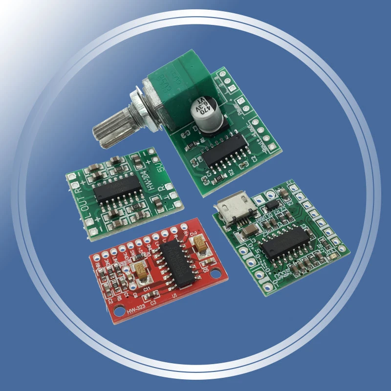 Плата цифрового усилителя мощности PAM8403 миниатюрная класса D 2*3 Вт 2 5 ~ В USB