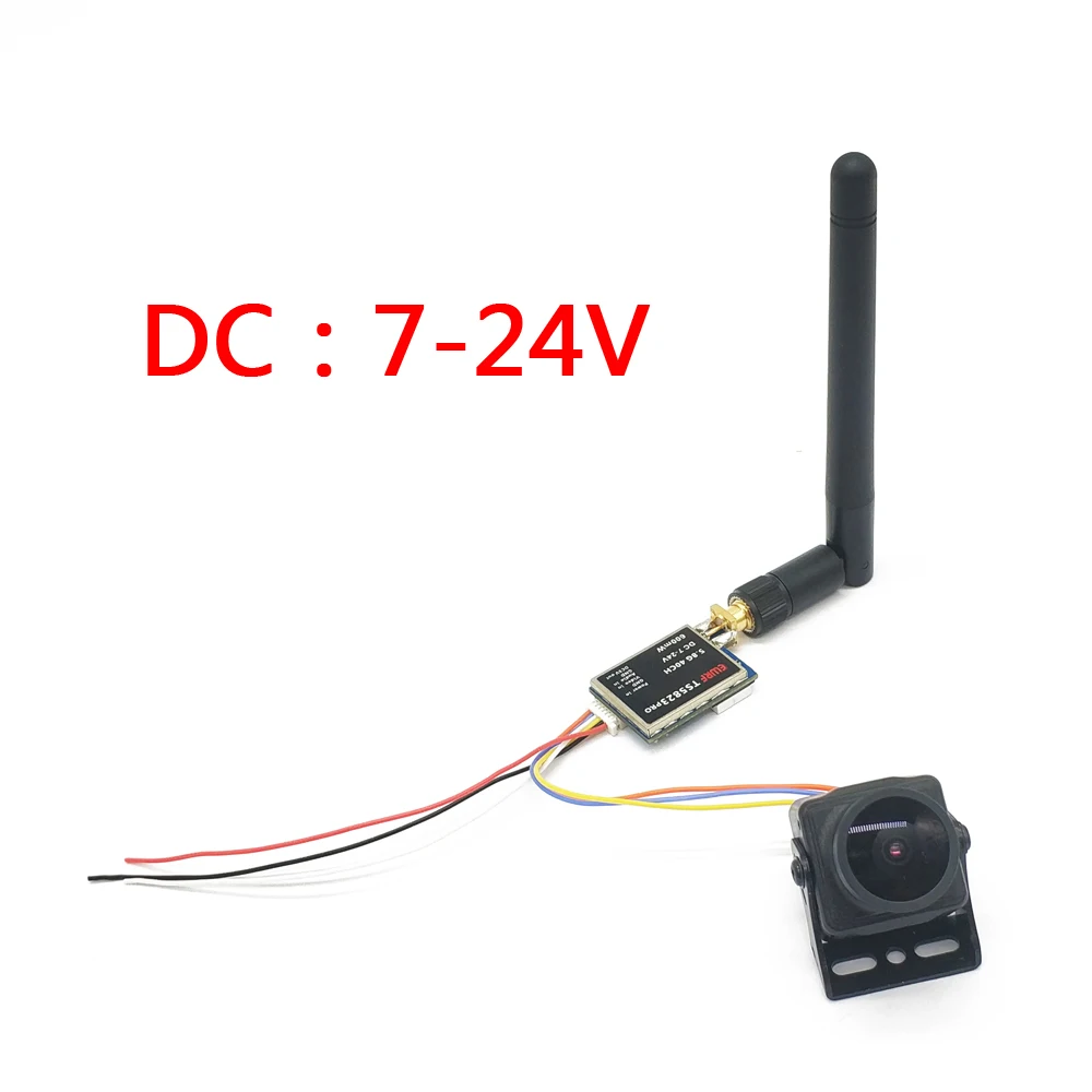 Новый TS5823Pro Fpv костюм 5 8G 40CH 600 мВт передатчик + FPV комбинированная система 1200TVL