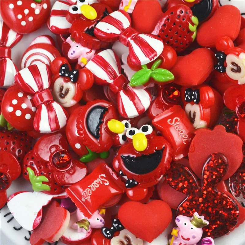 50 шт./пакет красочные смолы мини мороженое бисквит Лизун поставки слаймов