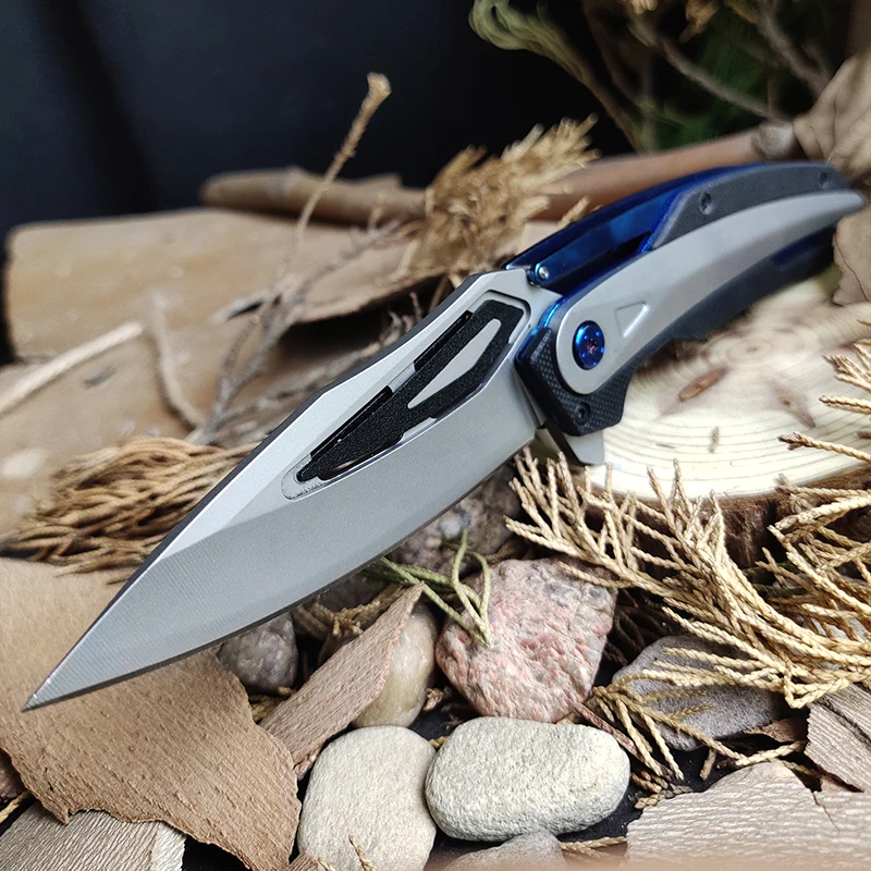 Складной нож RM Blue G10 лезвие 440 высококачественный для спорта на открытом воздухе